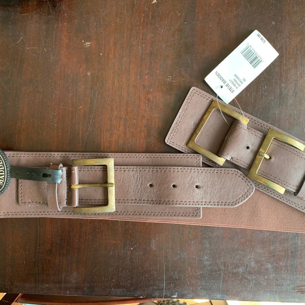 Steve Madden Wide Elastic belt